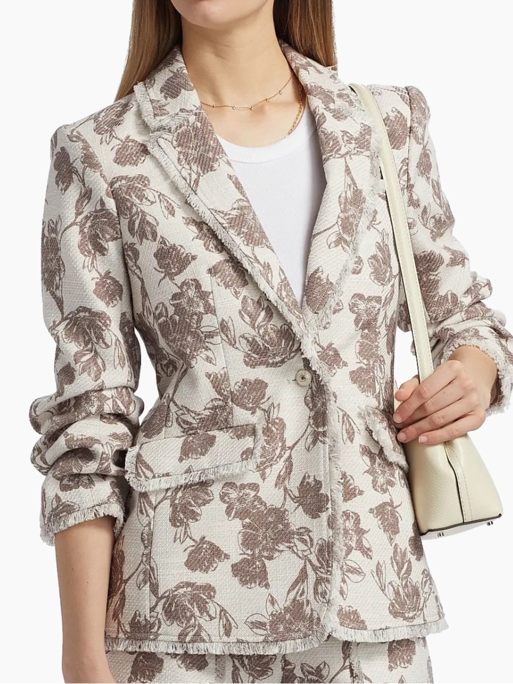 CINQ A SEPT VIVIENNE BOUCLE KHLOE BLAZER*******SIZE: 0